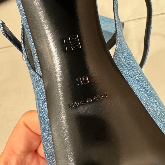 BNIB Givenchy Voyou Platform Denim Sandals - 39 - Picture 10 of 13
